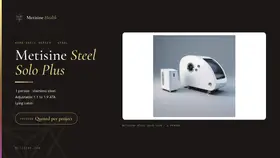 Metisine Steel Solo Plus PDF catalog cover