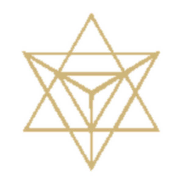 Metisine merkaba mark — Mono — gold