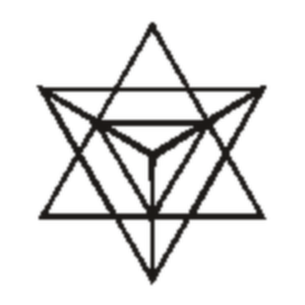 Metisine merkaba mark — Mono — ink